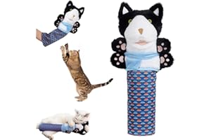 Fsawdnn Cat Wrestler, Cats Puppet Wrestler, Cat Wrestling Toy Puppet with Tough Padding for Safe Play, Boredom Durable Plush 