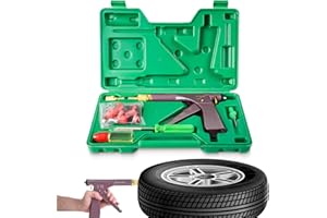 Bangzi Tire Plug Kit, Tire Repair Kit, Mushroom Tire Plug Kit, Heavy Duty Tire Repair Tools for Tubeless Tires, Complete Set with Plug Gun and More for Truck, ARB, ATV, Tractor, RV, SUV, Trailer