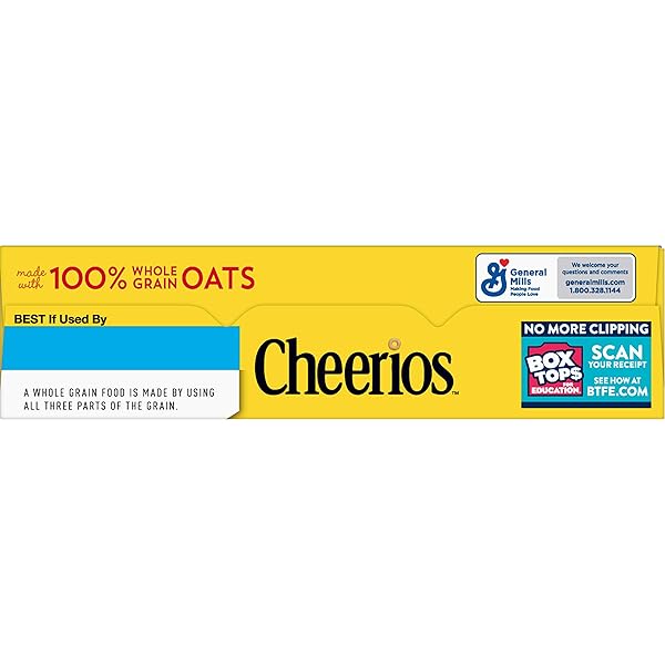 CHEERIOS CEREAL, LIMITED EDITION HEART SHAPES, AFFIRMATIONS BOX, HEART HEALTHY, GLUTEN FREE, 8.9 OZ