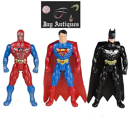 spiderman batman superman toys