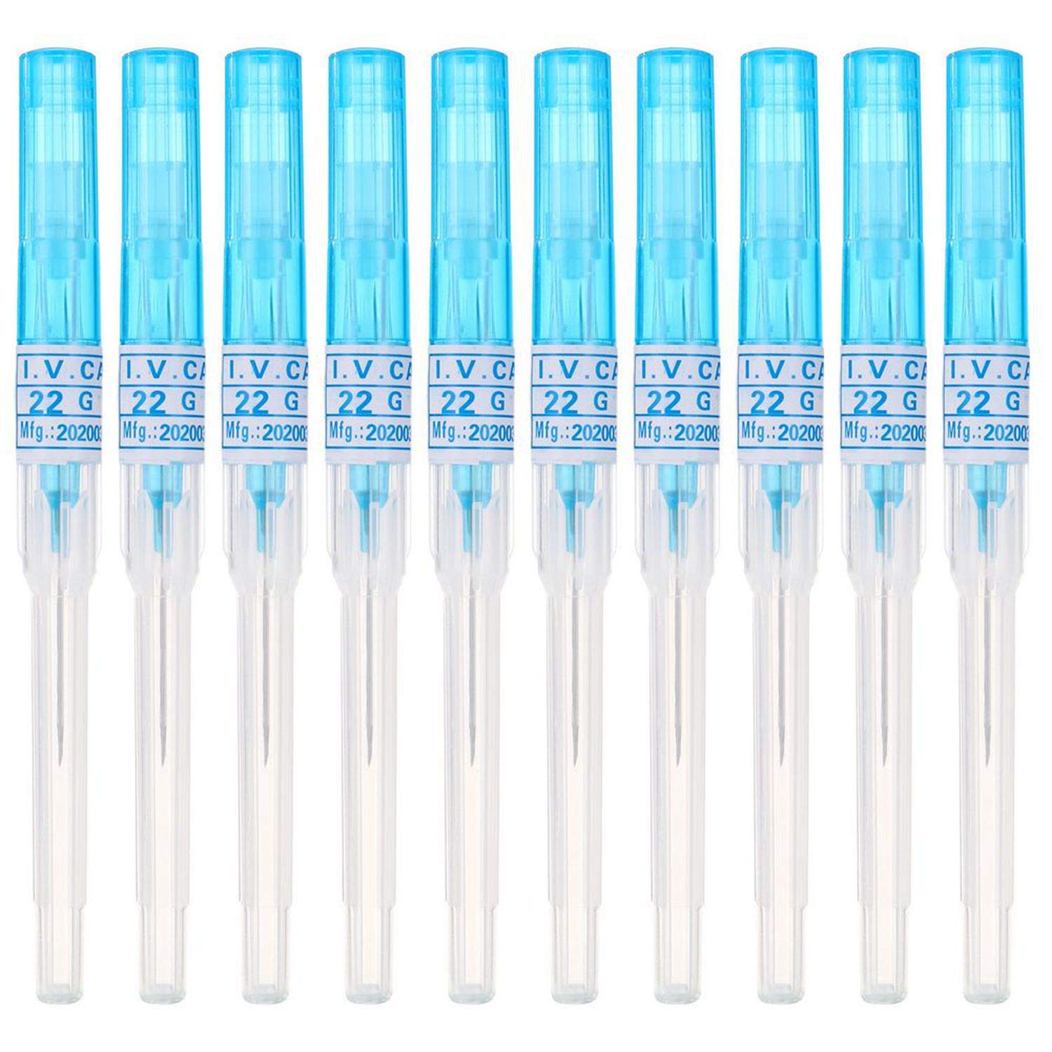Photo 1 of JinYan Piercing Needles 10PCS 22G IV Catheter Needles Kit for IV Start Kits,Ear Nose Piercing Supply(22G)