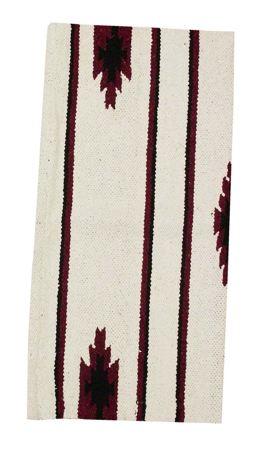 Amesbichler AMKA Western Pad White Navajo Pony Saddle Cover 26 x 26 inch, 66 x 66 cm| Western Horse Saddles | Saddle Saddle Blanket