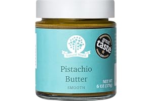 Nutural World - Smooth Pistachio butter 6 Oz (170g) - 100% pure single ingredient - Great Taste Award winner