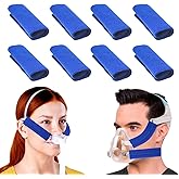 NATAKU 8 Pack Cpap' Strap Covers-Soft Fleece Headgear Strap Cushions | Soft breathable fleece mask covers prevent pressure sores &amp; red marks. Compatible with most CPAP' headgears.