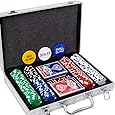 Yinlo Poker Chips Set - 200PCS / 300PCS Poker Sets with Aluminum Case, 11.5 Gram Casino Chips for Texas Holdem Blackjack Gambling