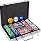 Yinlo Poker Chips Set - 200PCS / 300PCS Poker Sets with Aluminum Case, 11.5 Gram Casino Chips for Texas Holdem Blackjack…