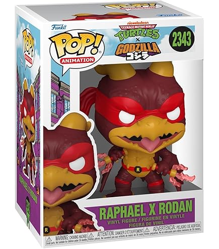 Amazon.com: Funko Pop! Animation: Godzilla X Turtles - Leonardo x