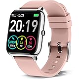 Rinsmola 2021 Smart Watch for Android/iOS Phones,1.4'' Full Touch Screen Fitness Tracker for Men,Women,Smartwatch with Heart 
