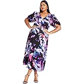 City Chic Women's Plus Size Dress - Cammy Print