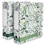 Oxford, Lever Arch File, Leaves, Pack of 2 Folders
