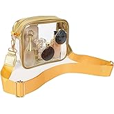 Aveniee Clear Bag Stadium Approved, Clear Purses for Women, Cross body Bag for Concerts with Adjustable Strap