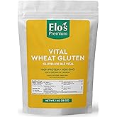 Vital Wheat Gluten (1kg 2.2lb) PRODUCT OF CANADA | High Protein, Non-GMO, Vegan | Perfect for Keto and Kosher Friendly | 100%