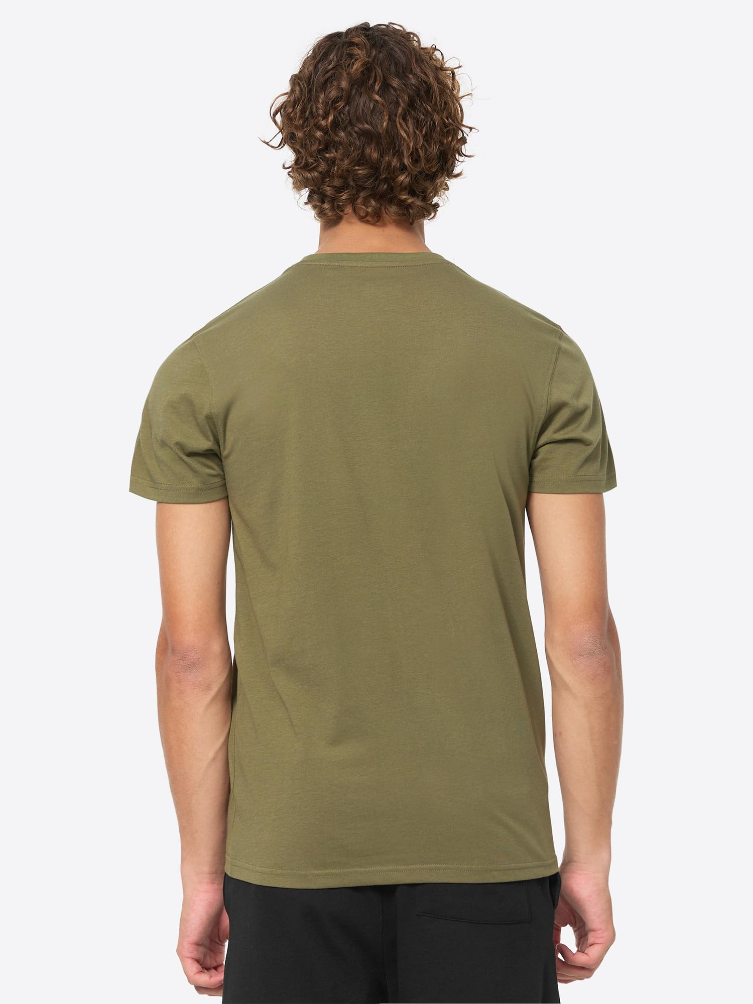 Lonsdale Herren T-Shirt Normale Passform Doppelpack MORHAM Black/Olive L 117432 5