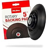 Maxshine 5" Universal Hook & Loop Rotary Backing Pad Polishing Plate (125mm) - Compatible with Universal Rotary Polishers - Sanding, Polishing, Buffing - Professional Grade for Car Care Detailing