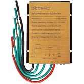 Pikasola Mini Wind Turbine Generator Controller IP67 Waterproof 12V/24V Automatic Controller for 400W/500W/600W Wind Turbine System