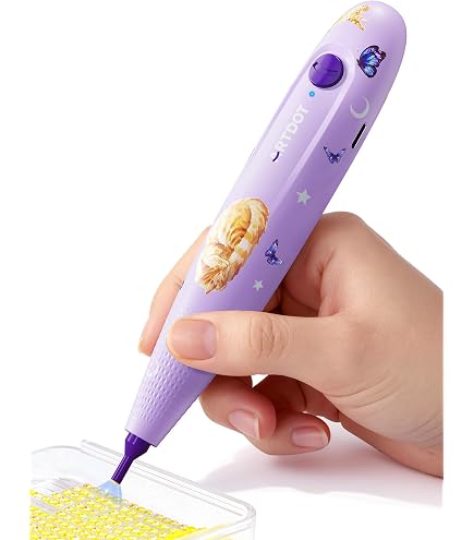 Kit Stylo Électrique Peinture Diamant 5D - Stylo Aspiration USB Sans Cire, Accessoires Complets Pour Art Diamant