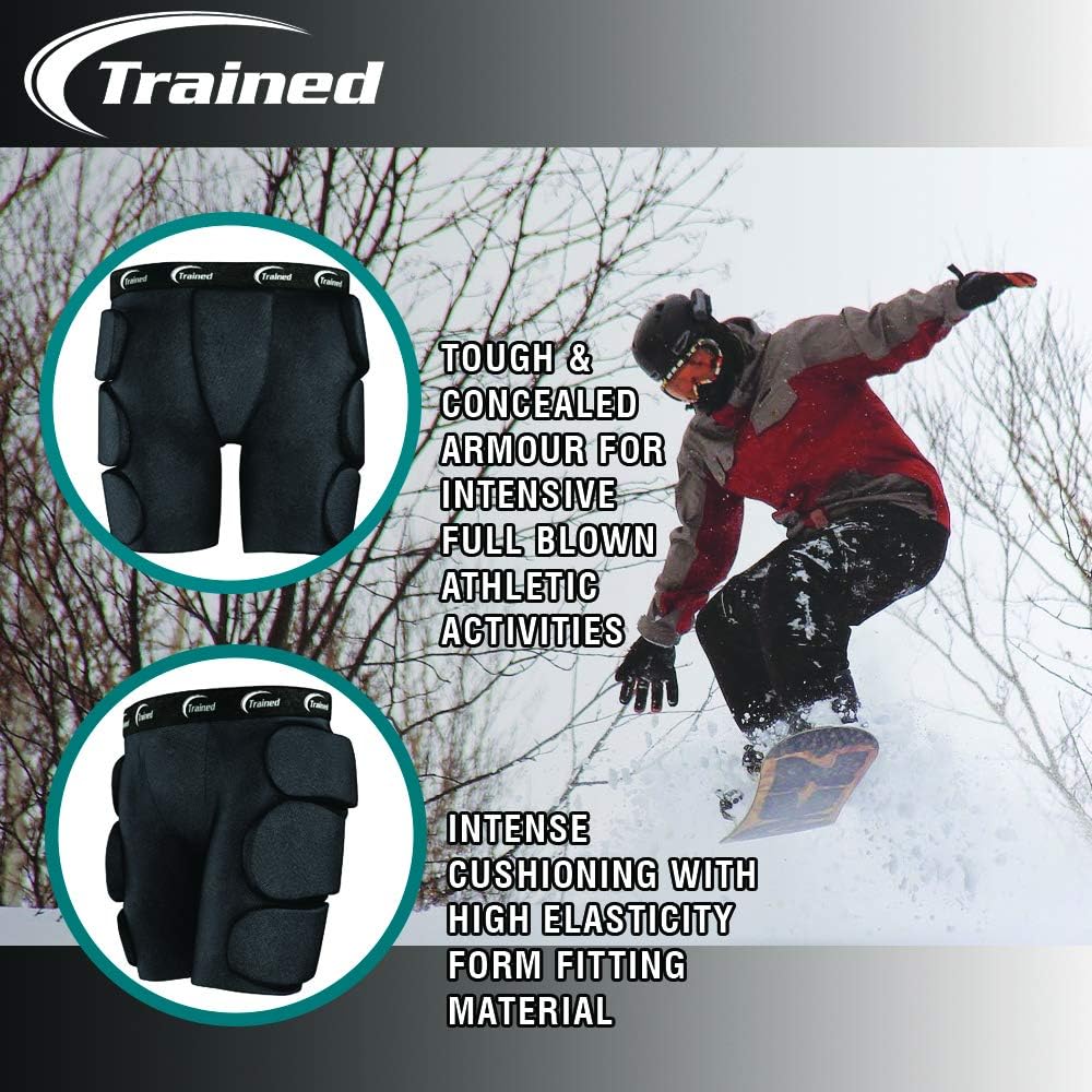 Trained Padded Protective Shorts for Extreme Sports: Clothing