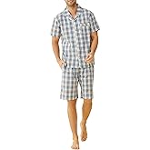 Latuza Men's Cotton Woven Short Sleepwear Pajama Set