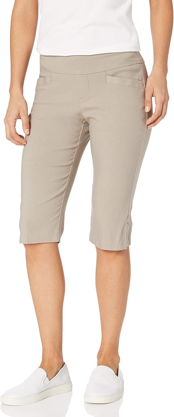 Lee Women's Petite Sculpting Pull on Skimmer Pant at Amazon Women’s