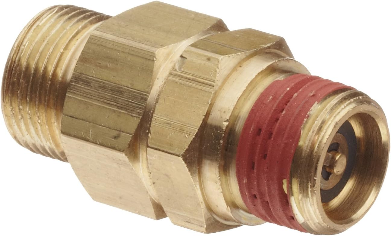 Control Devices Brass Load Genie Unloading Check Valve, Tube Comp. x NPT Male