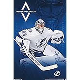 Trends International NHL Tampa Bay Lightning - Andrei Vasilevskiy 19 Wall Poster, 22.375" x 34", Unframed Version
