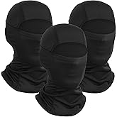 Nidazee 3PCS Balaclava Face Mask,Ski Mask for Men Women,Bicycle Motorcycle Football UV Protector,Summer Cooling Ncek Gaiter