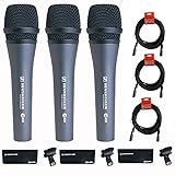 Sennheiser 3x e 835 Wired Cardioid Handheld Dynamic