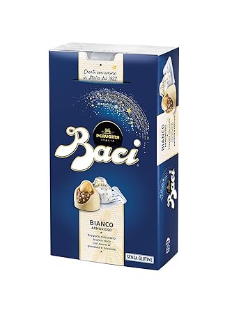 Perugina - Baci Perugina mit Weißer Schokolade und Haselnüssen Gianduia 200gr