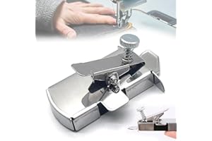FIONEL Buddy Sew Magnetic Seam Guide, BuddySew Magnetic Seam Guide for Sewing Machine, Multifucntional Straight Line Hems Sewing Ruler, Universal Sewing Machine Attachments, for All Sewing Machine (1PCS)
