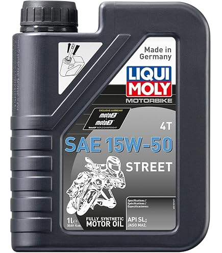 Amazon.com: Liqui Moly Motorbike 4T SAE 15W-50 Street | Full