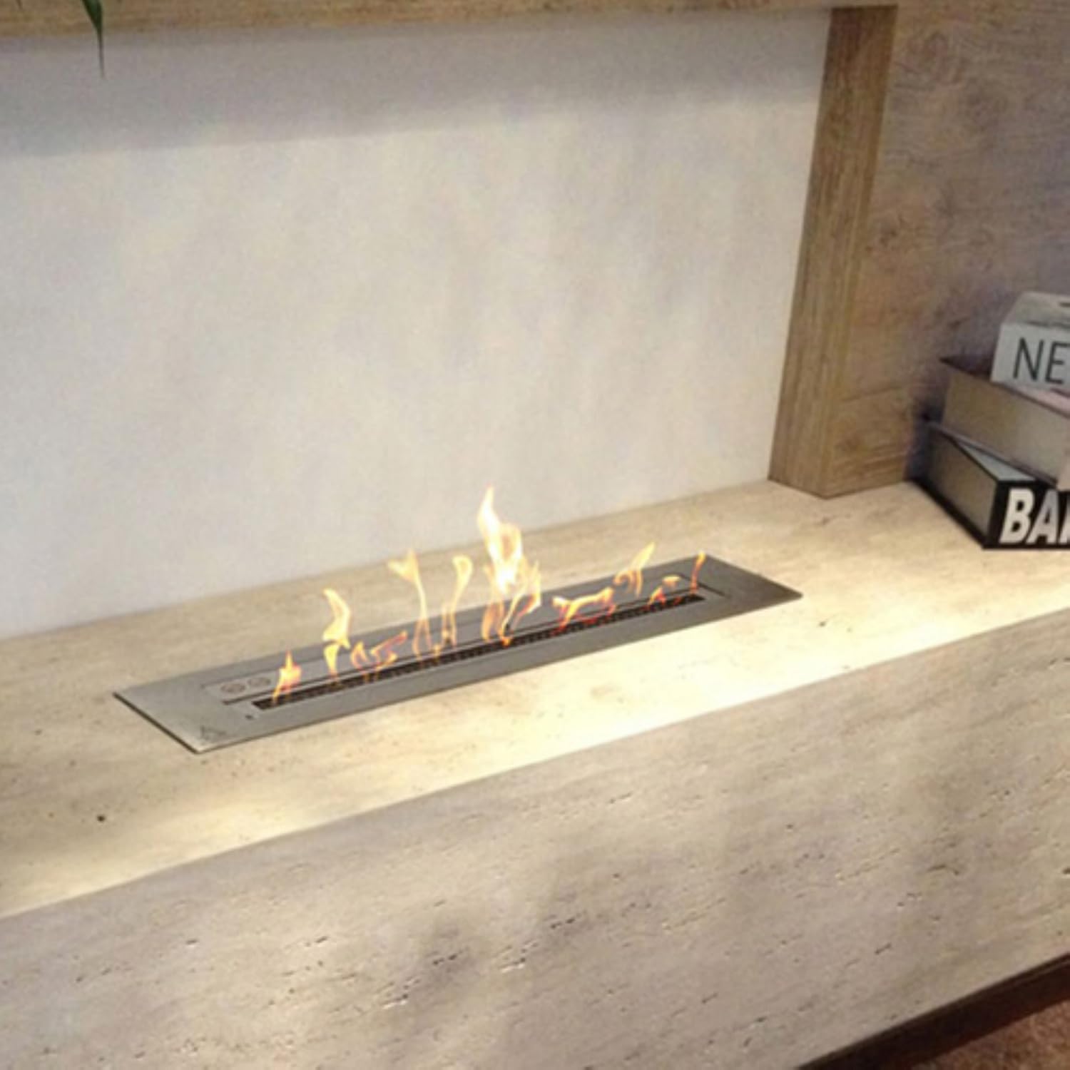 Moda Flame 36“ Built into Natural Stone