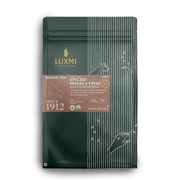 LUXMI SPICED ASSAM CTC TEA, MASALA CHAI BLEND...