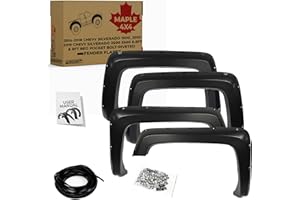 Maple4x4 Compatible with 2014-2018 Chevy Silverado 1500, 2015-2019 Chevy Silverado 2500 3500 6.5ft & 8ft Bed Pocket Bolt-Rive