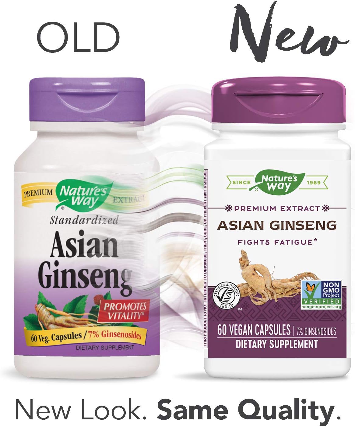 Nature's Way Ginseng, Asian Standardized (Packaging May Vary): Health & Personal Care