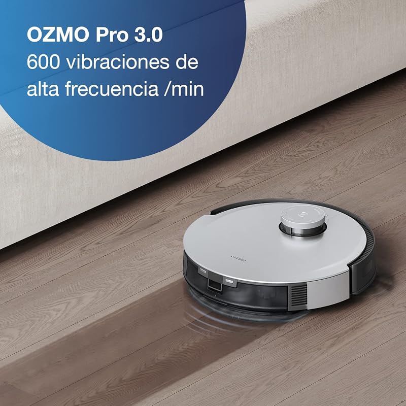 , Robot Aspirador DEEBOT X1, con función de fregado y estación de aspiración (3,2L), potencia aspiración de 5000 pa, evitación de obstáculos y mapeo 3D, diseño Jacob Jansen, batería de 5200 mAh