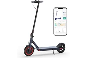 MAXSHOT Electric Scooter Adults,16/19/22Mph,12-31 Miles Range, 8.5/10" Tires, Adult Electric Scooter with 350/500W Motor, Folding E-Scooter with Dual Suspension