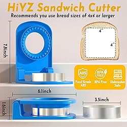 HiYZ Sandwich Cutter - 5 PCS Decruster Sandwich