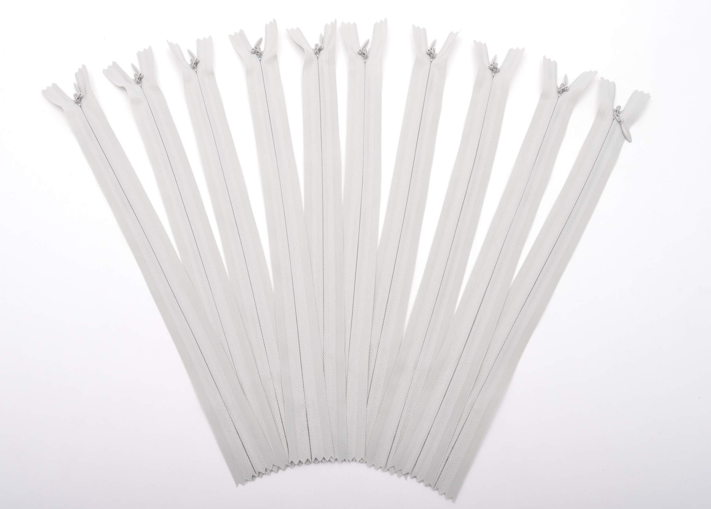 Trimz Adjustable Invisible Zip, Light Grey, 25cm