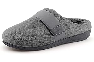 BCSTUDIO Women’s Orthotic House Slippers with Arch Support Adjustable Fuzzy Ladies Shoes