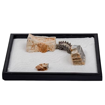 Icnbuys Giardino Zen Da Tavolo Fai Da Te Con Accessori E Utensili Vari Pietra P