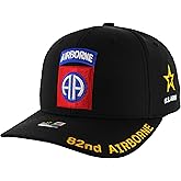 82nd 101st Airborne Hat for Men Official Licensed US Army Airborne Veteran Embroidered Adjustable Baseball Cap