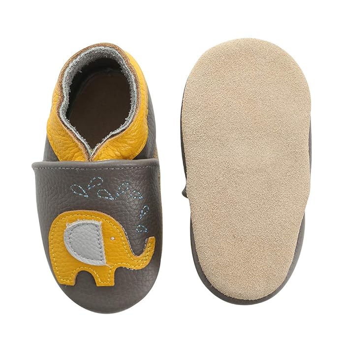 koshine Chausson Cuir Souple Bébé Chaussures Enf...