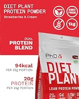 PhD Diet Plant Protein Powder Strawberries & Cream 40 Servings 1 kg view 3