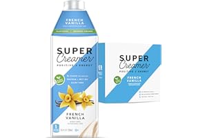 KITU SUPER COFFEE Plant Based Keto Coffee Creamer | 0g Added Sugar, 2g Pea Protein, 15 Calories [French Vanilla] 25.4 Fl Oz, 3 Pack