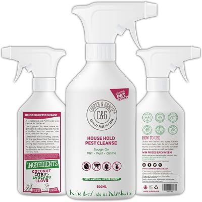 C&G Pets House Hold Pest Cleanse 500ml Natural Safe For Environment