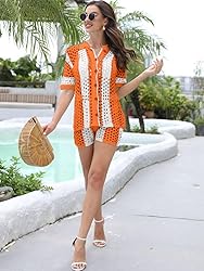 KANSOON Crochet Sets Two Piece Women Knitted