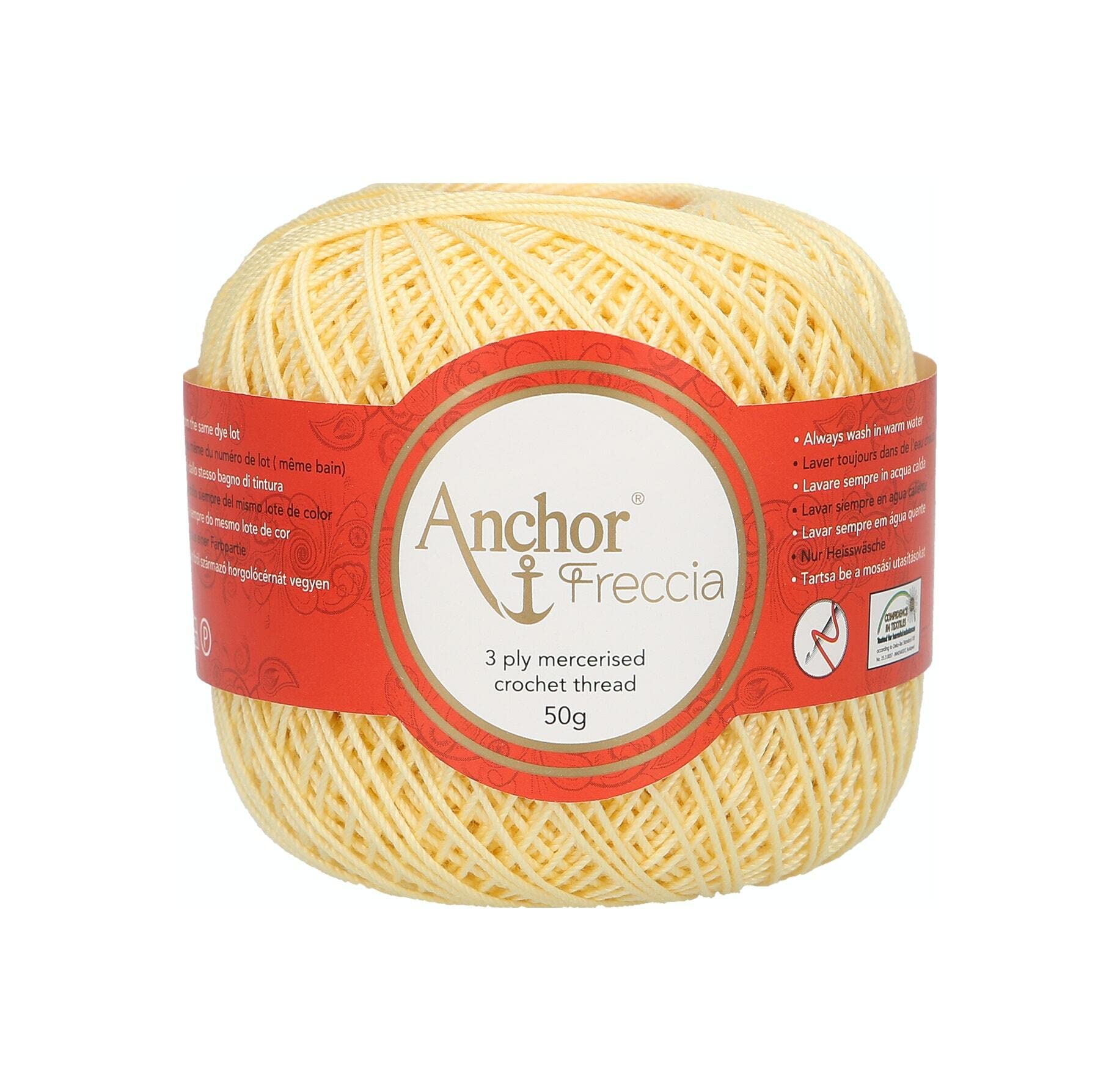 ANCHOR Freccia, Thickness: 6, Packaging: 50G, Running Length: 175M 300 Crochet Threads — image 1