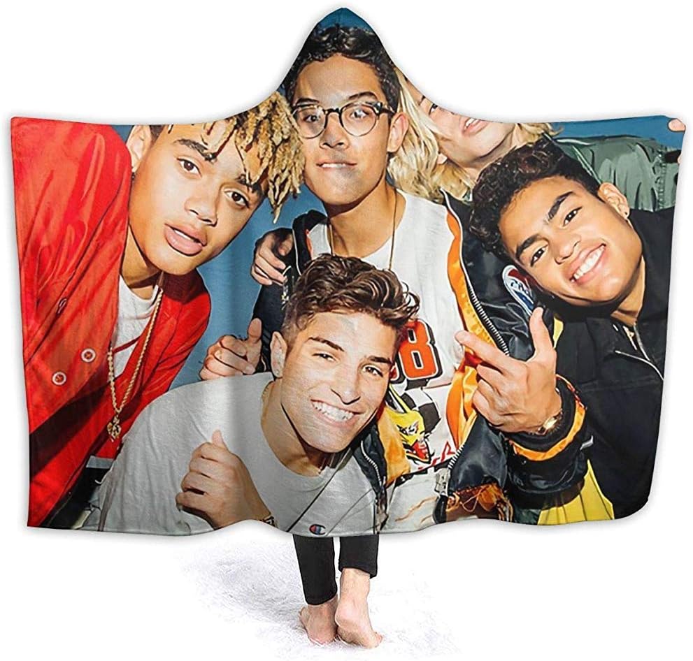 Groefod Hooded Blanket PrettyMuch Merchandise Super Soft Sherpa Fleece Blanket for Kids