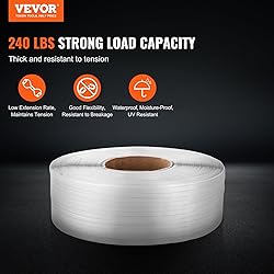 VEVOR Packaging Polypropylene (PP) Strapping
