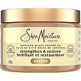 SheaMoisture Strengthen & Restore Hair Treatment Masque for dry hair Jamaican Black Castor Oil deep conditioner with Shea But